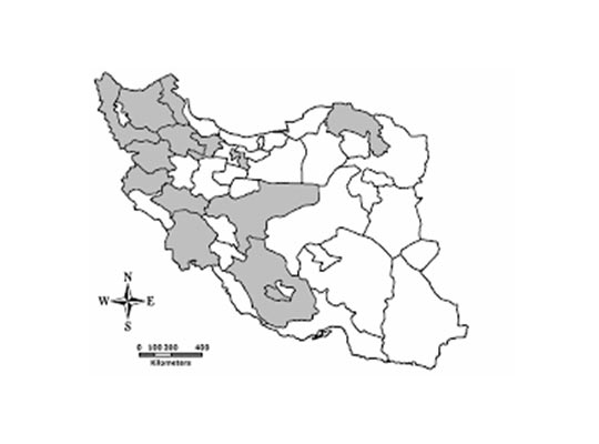 Mapping the geographical boundaries of rodents of important disease reservoirs in Iran